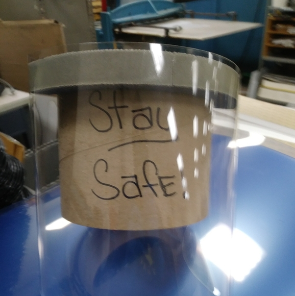 Social Distancing Plastic Face Sheild X 3 - Picture 2 of 2